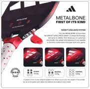 Vợt Pickleball Adidas Metalbone Pickleball (Control, Power - 13mm - 5,5'')