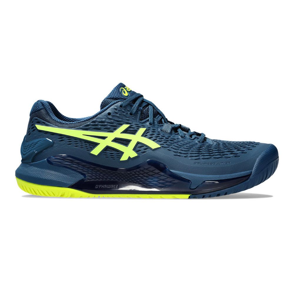 Giày thể thao nam ASICS Gel-Resolution 9 - Xanh Mako/Vàng an toàn