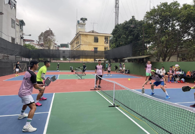 Ảnh 3: Sân pickleball ở Long Biên